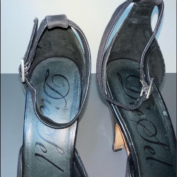 [DIESEL BLACK] Black Ankle-strap Heels - Picture 3 of 8